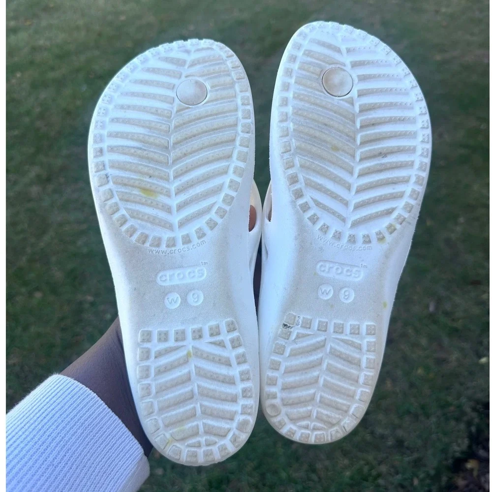 Crocs Women's Kadee II Flip Flop Sandals Size‎ 9 White - Picture 5 of 12